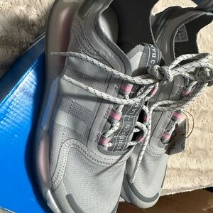 adidas NMD V3 Kids Sneakers in Gray and Pink